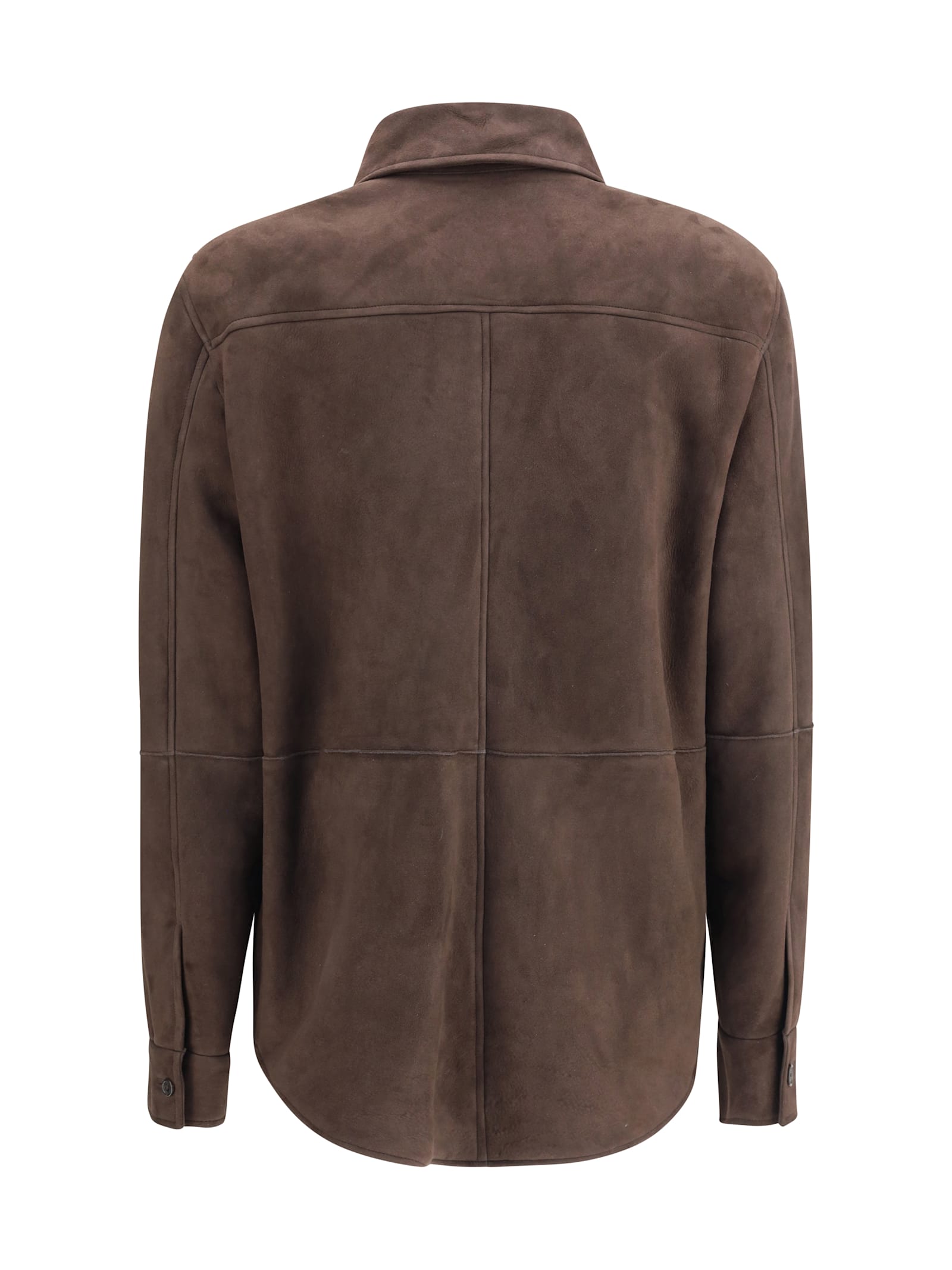 The Row Gwena Jacket In Brown