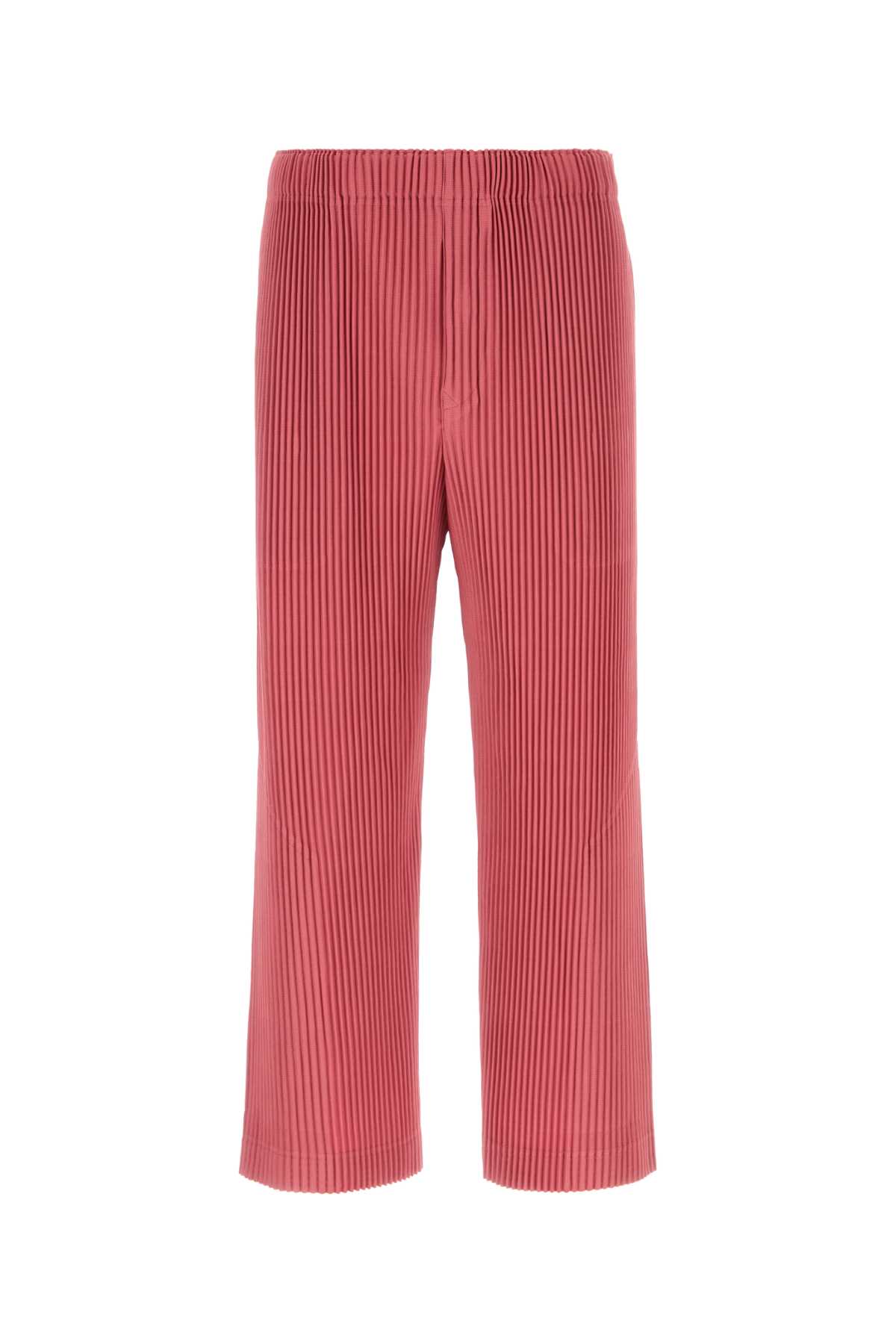 ISSEY MIYAKE DARK PINK POLYESTER PANT