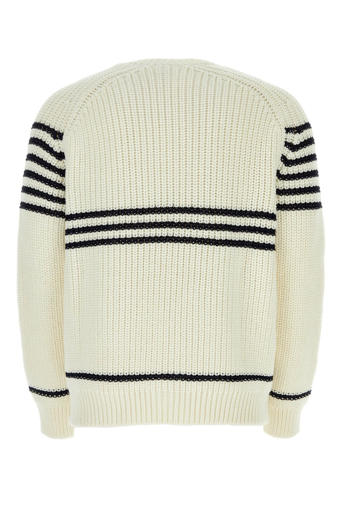 Shop Loewe Maglione In Offwhitenavy