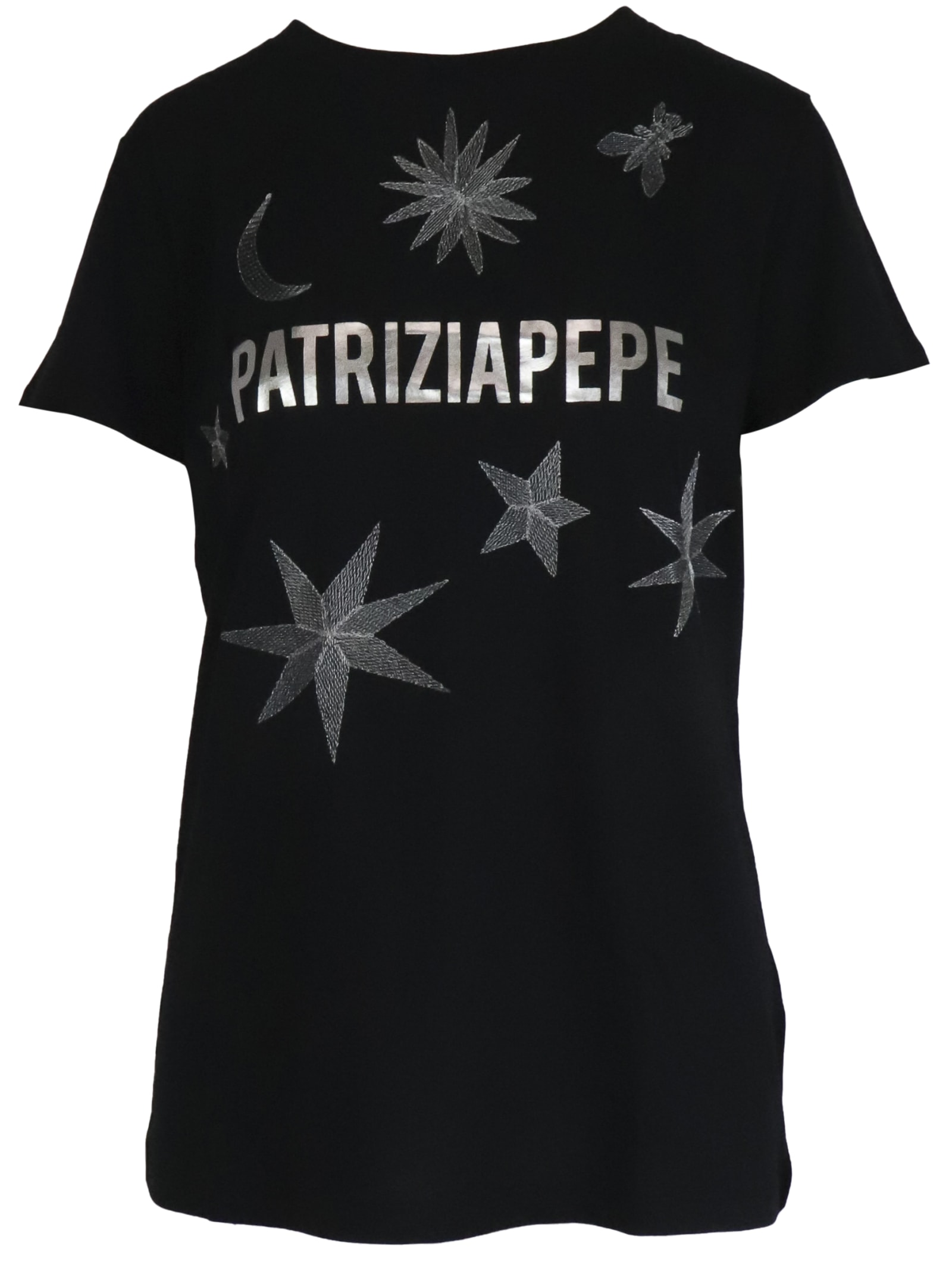 PATRIZIA PEPE COTTON T-SHIRT,8M1189 A4V5