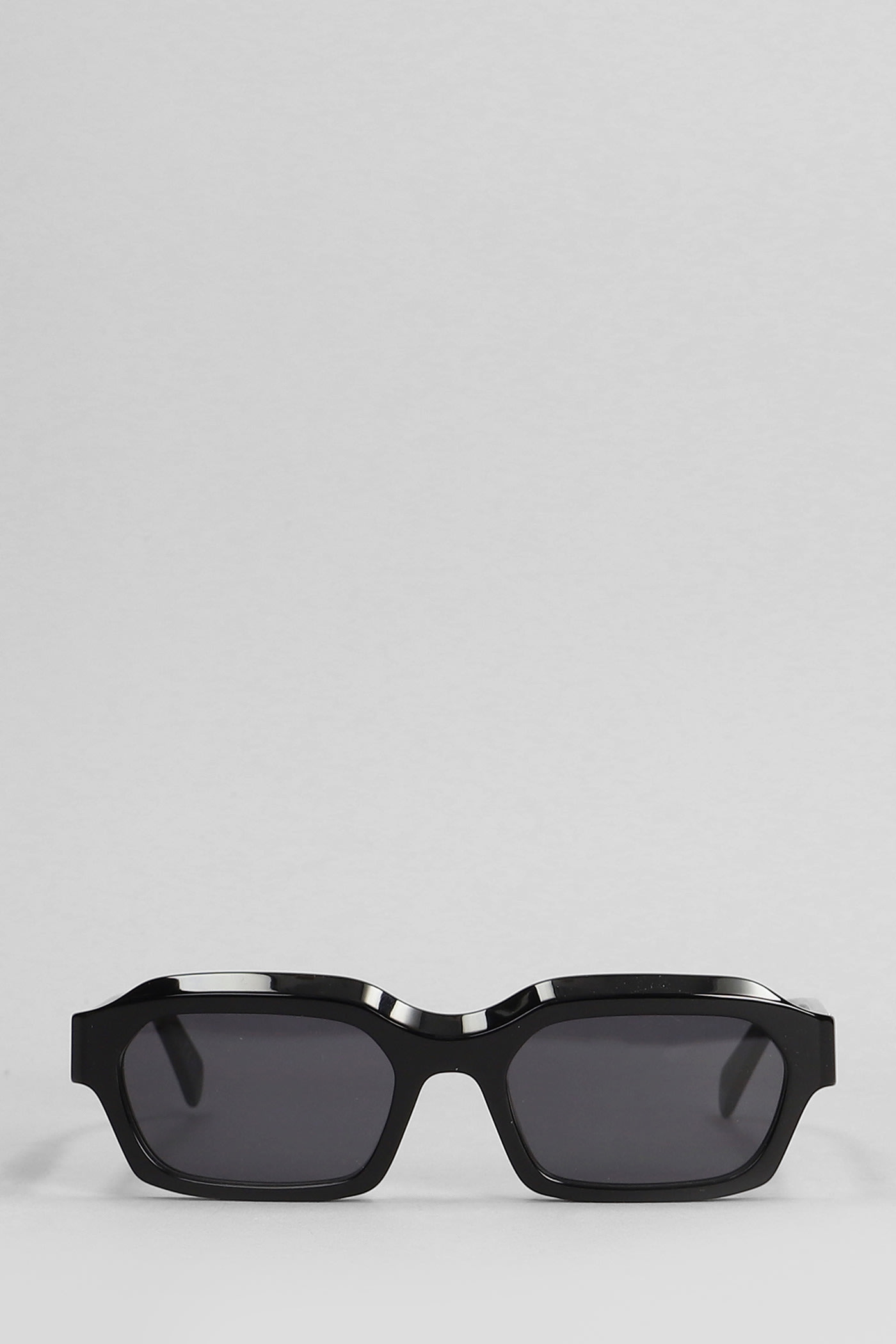 RETROSUPERFUTURE SUNGLASSES IN BLACK ACETATE 