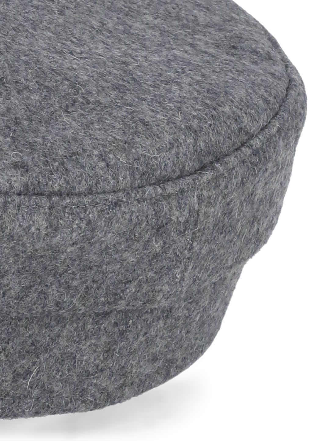 Shop Ruslan Baginskiy Wool Hat In Grey