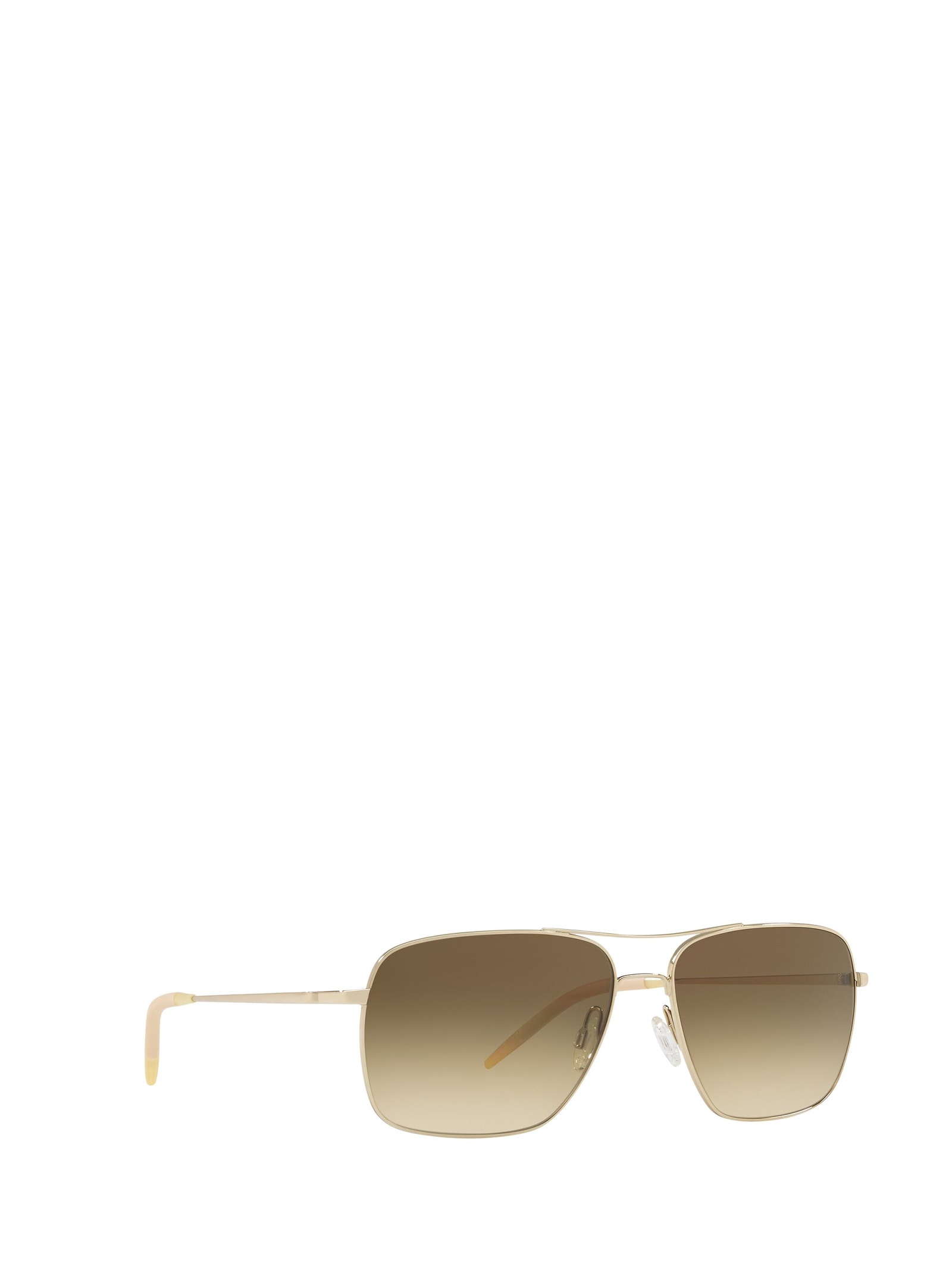 Shop Oliver Peoples Ov1150s Gold Sunglasses