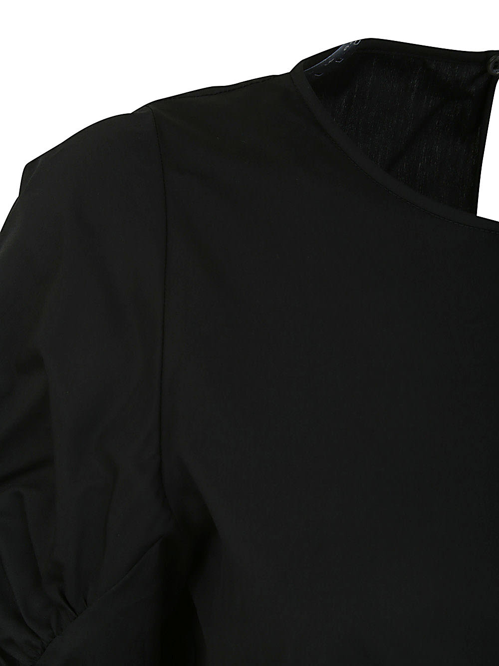 Shop N°21 Short Sleeve Midi Dress In Black