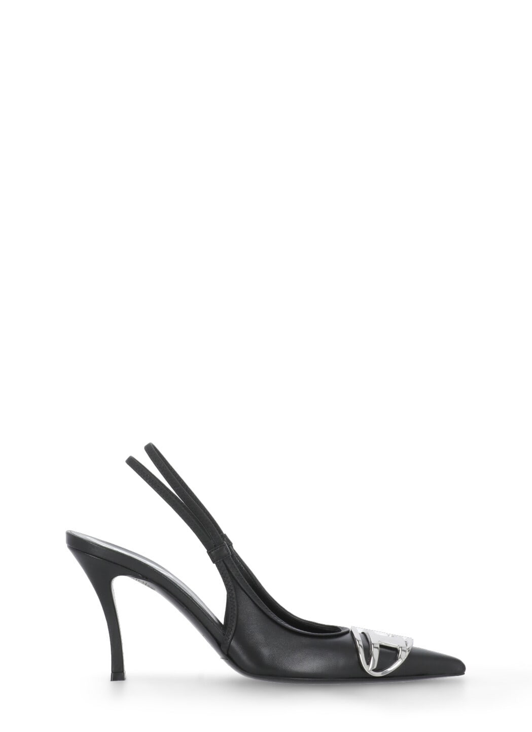 Shop Diesel D-venus Heeled Shoes In Black