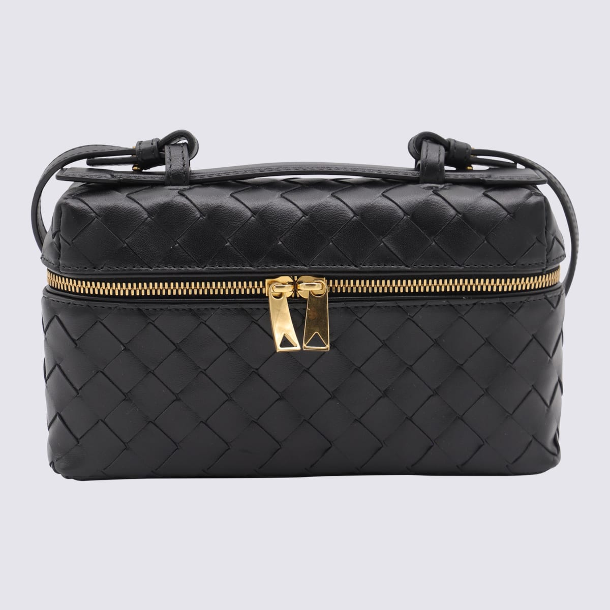 Bottega Veneta Black Leather Bag