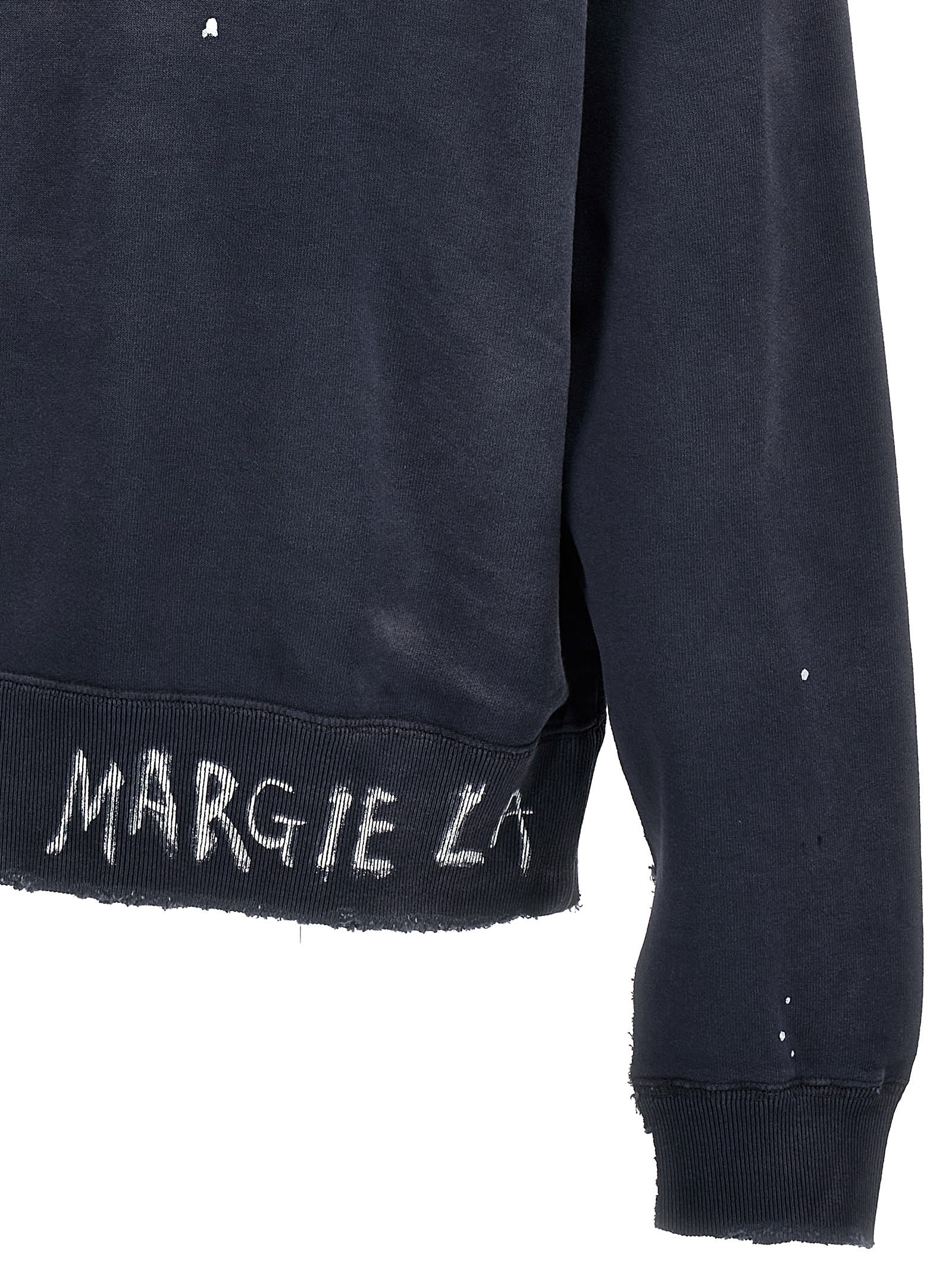 Shop Maison Margiela Logo Sweatshirt
