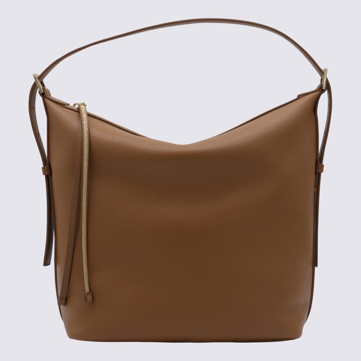 Brown Leather Shoulder Bag