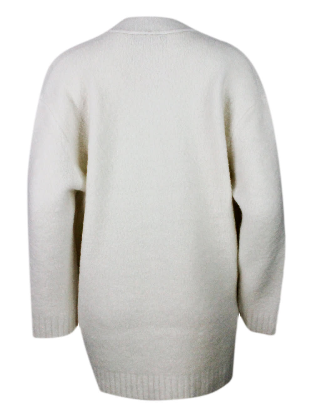 Shop Fabiana Filippi Sweater In Cream