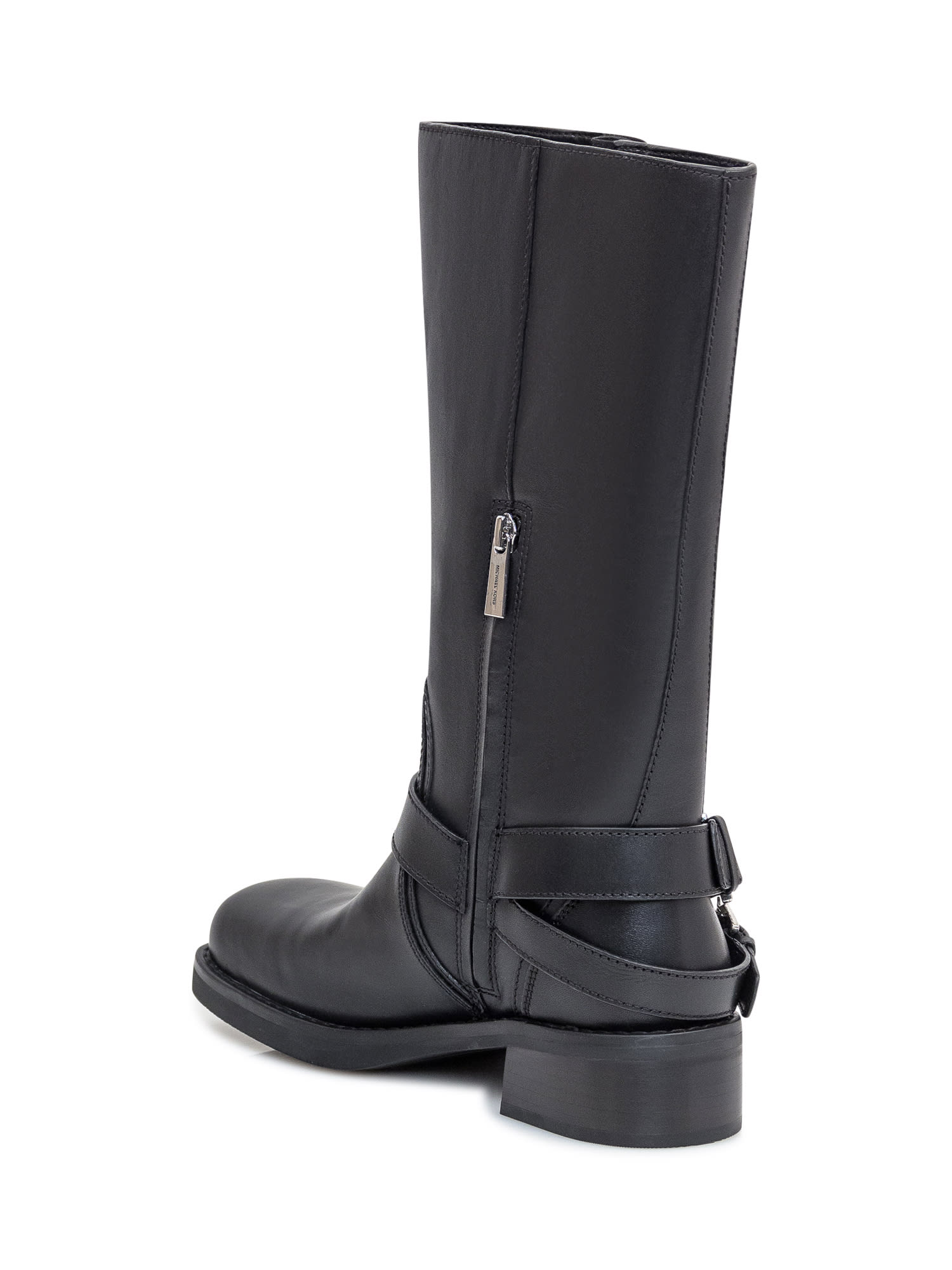 Michael Kors Crosby Moto Boot In Black