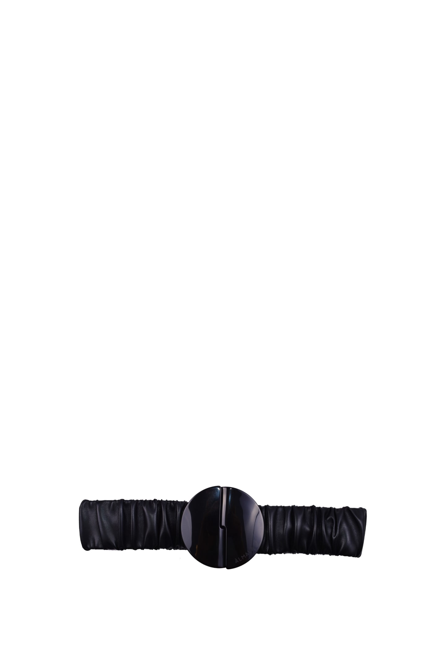 Almala Elastic Tissue Belt In Black