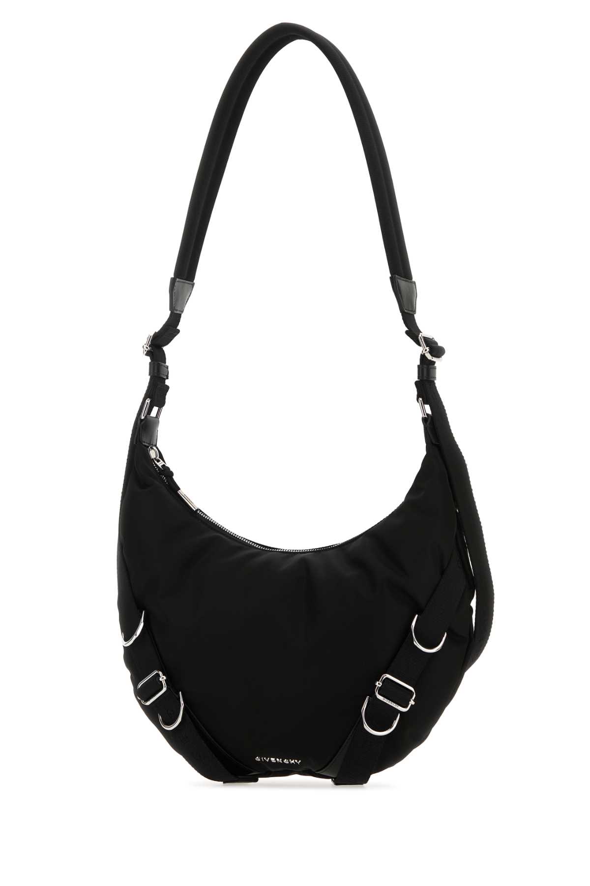 Givenchy Black Nylon Blend Voyou Crossbody Bag