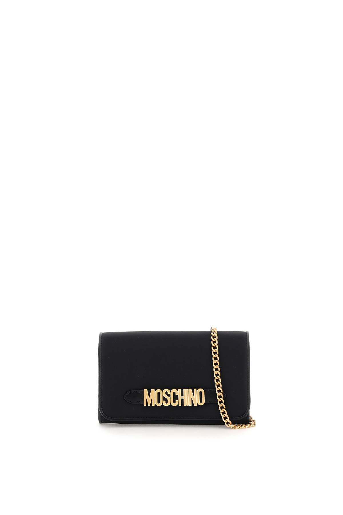 Moschino Clutch On Chain In Black