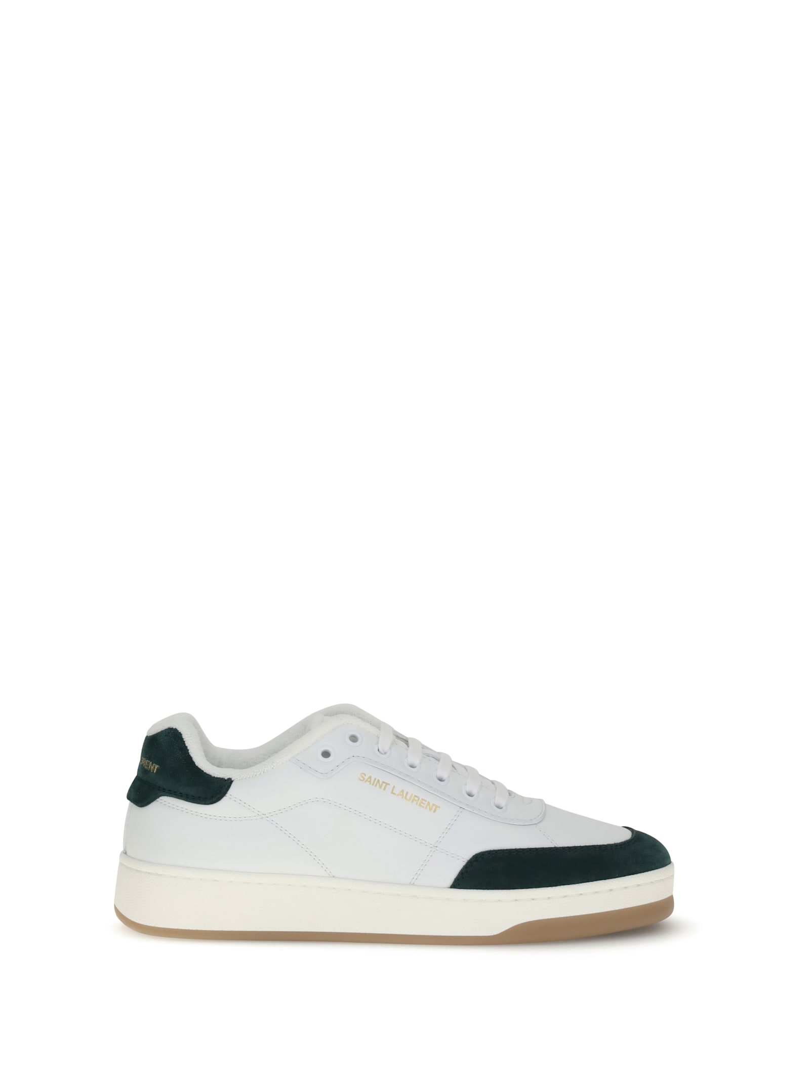 Saint Laurent Sl 61 Low Top Sneakers In White