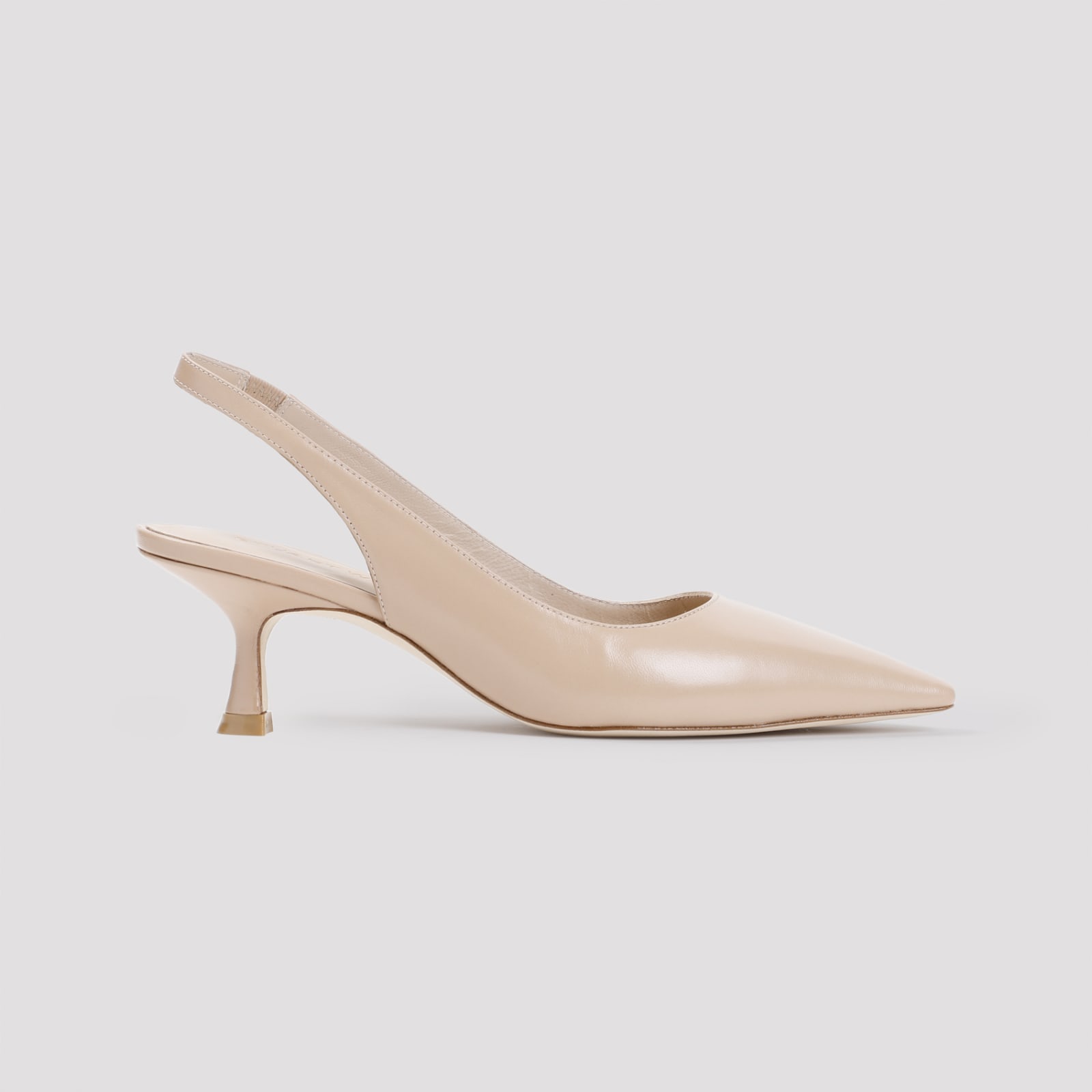 Shop Stuart Weitzman Naomi 50 Slingback In Ajm Adobe