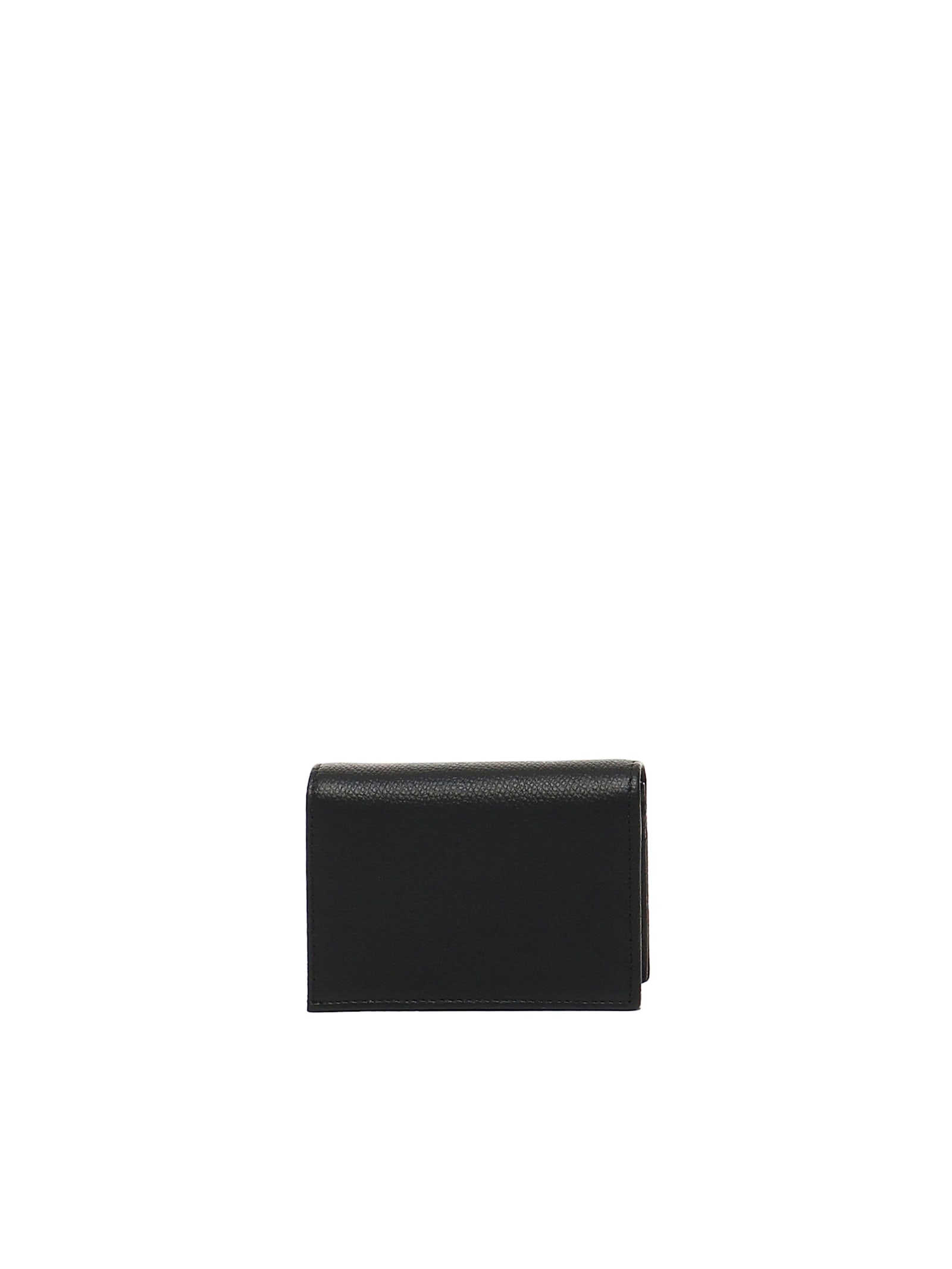 Valentino Vlogo Signature Wallet In Granet Calfskin