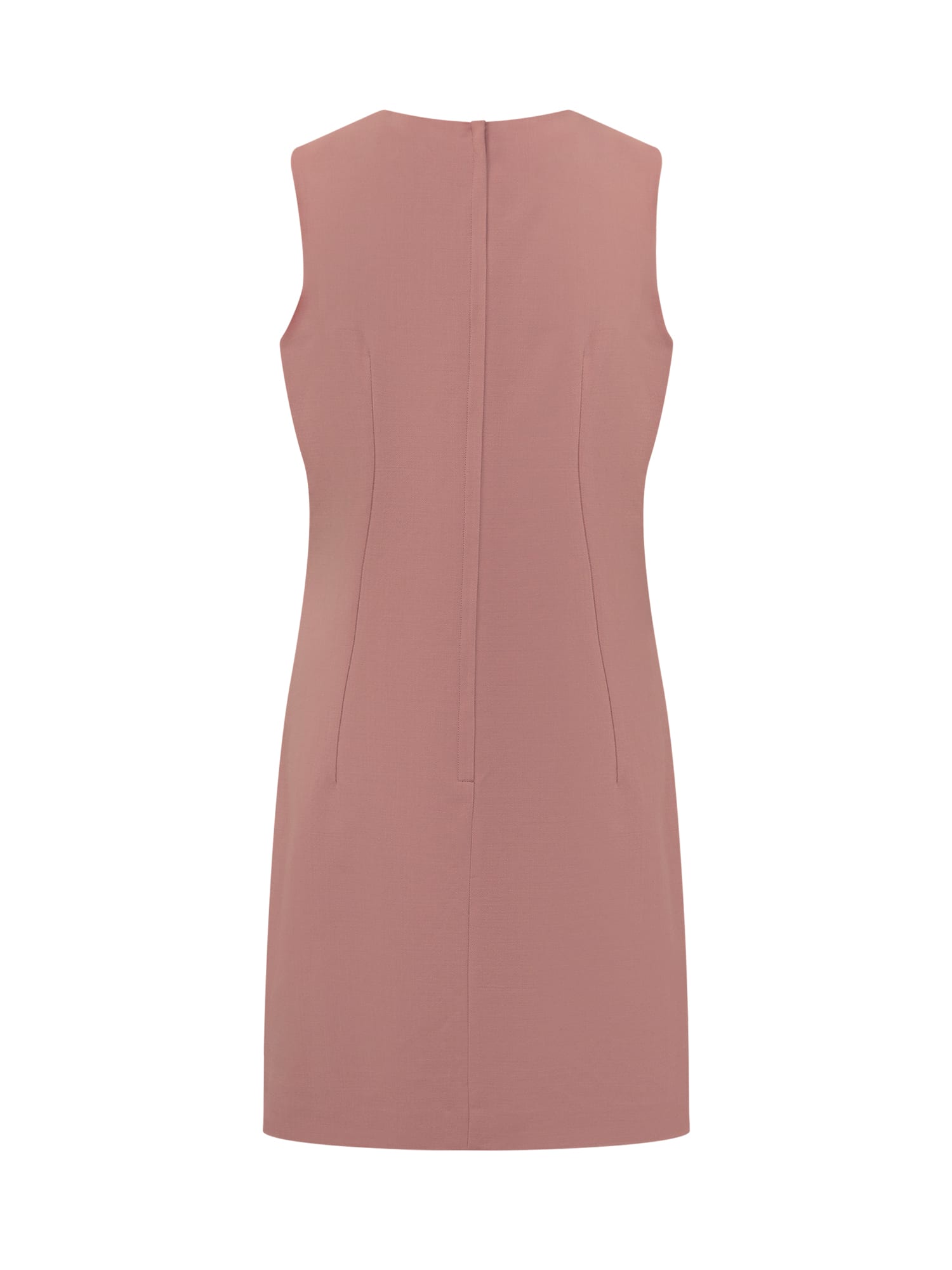 Dolce & Gabbana Dress In Rosa Polvere Scuro