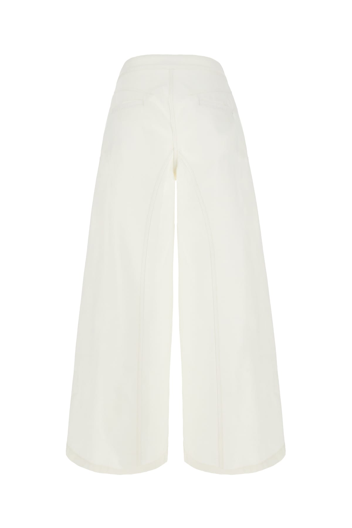 Shop Jil Sander Ivory Denim Jeans In 102