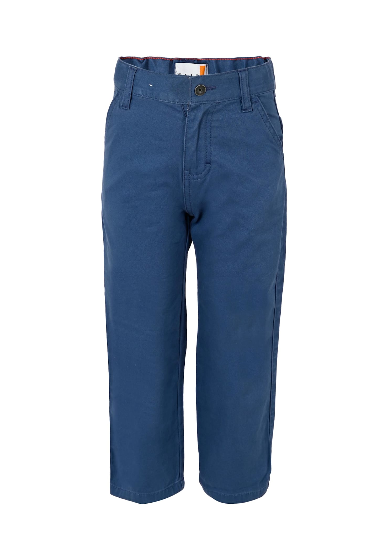 Timberland Blue Trousers For Boy With Patch In Blue