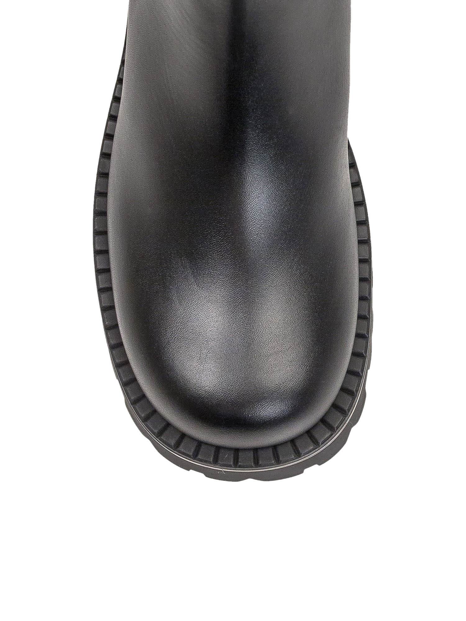 Shop Versace Chelsea Vagabond Boot In Black