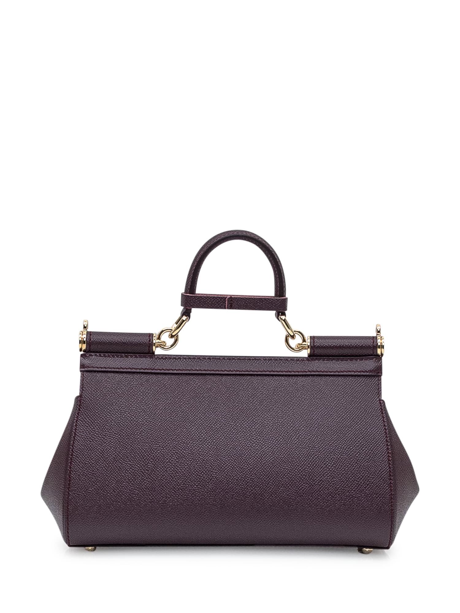 Dolce & Gabbana Medium Sicily Handbag In Brown