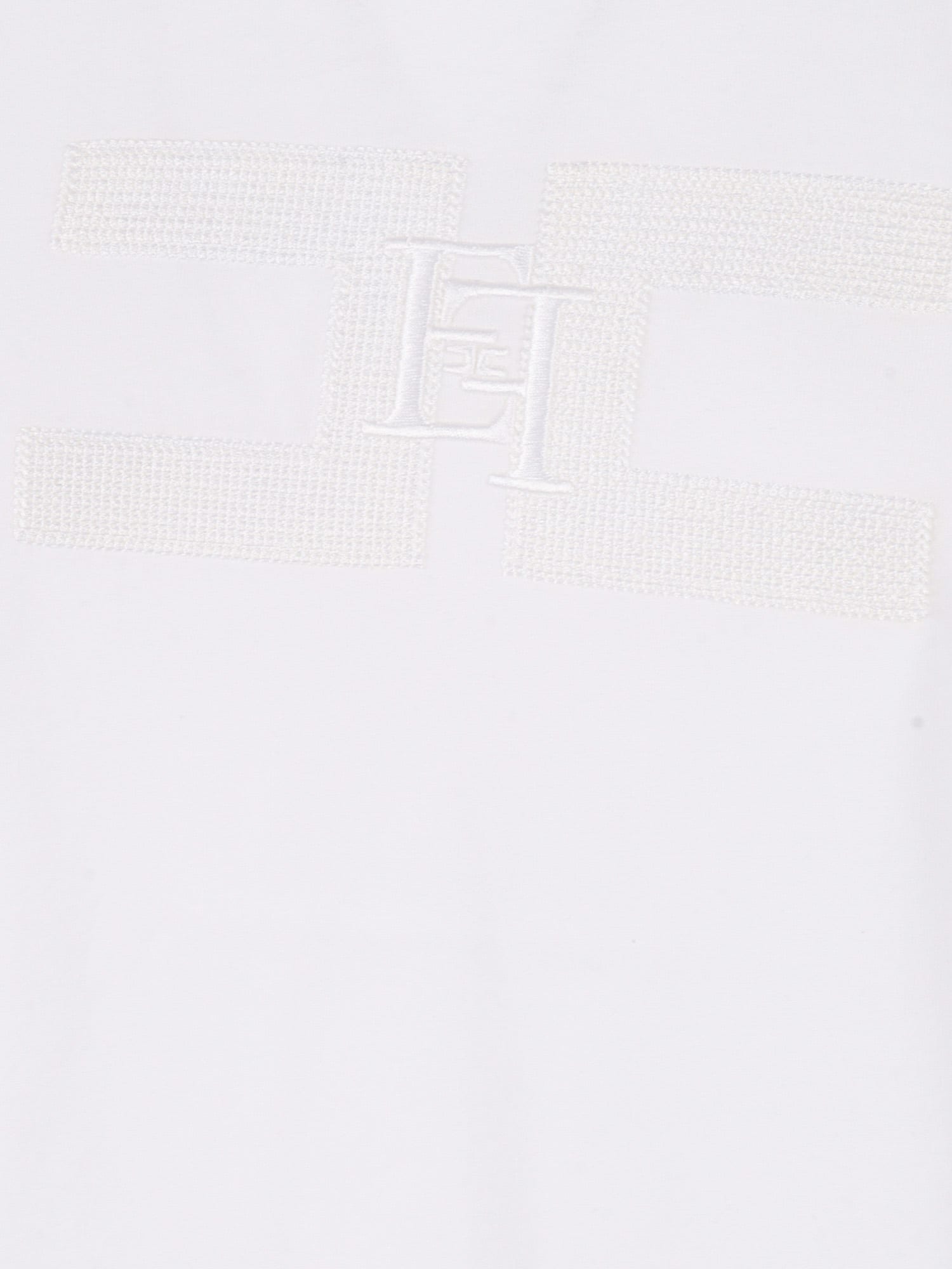 Elisabetta Franchi Cotton Crew-neck T-shirt In White