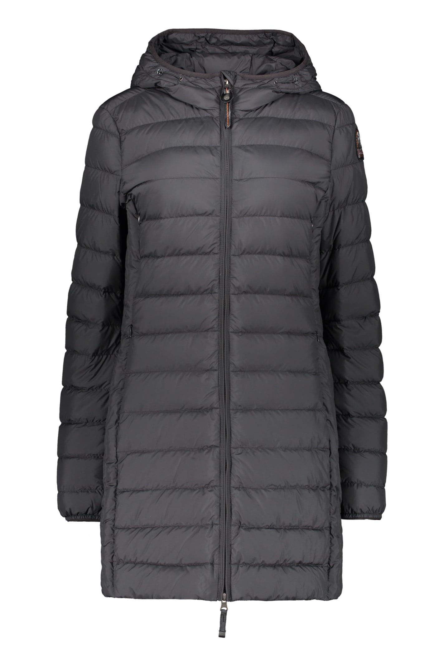 Shop Parajumpers Irene Hooded Down Jacket In Black