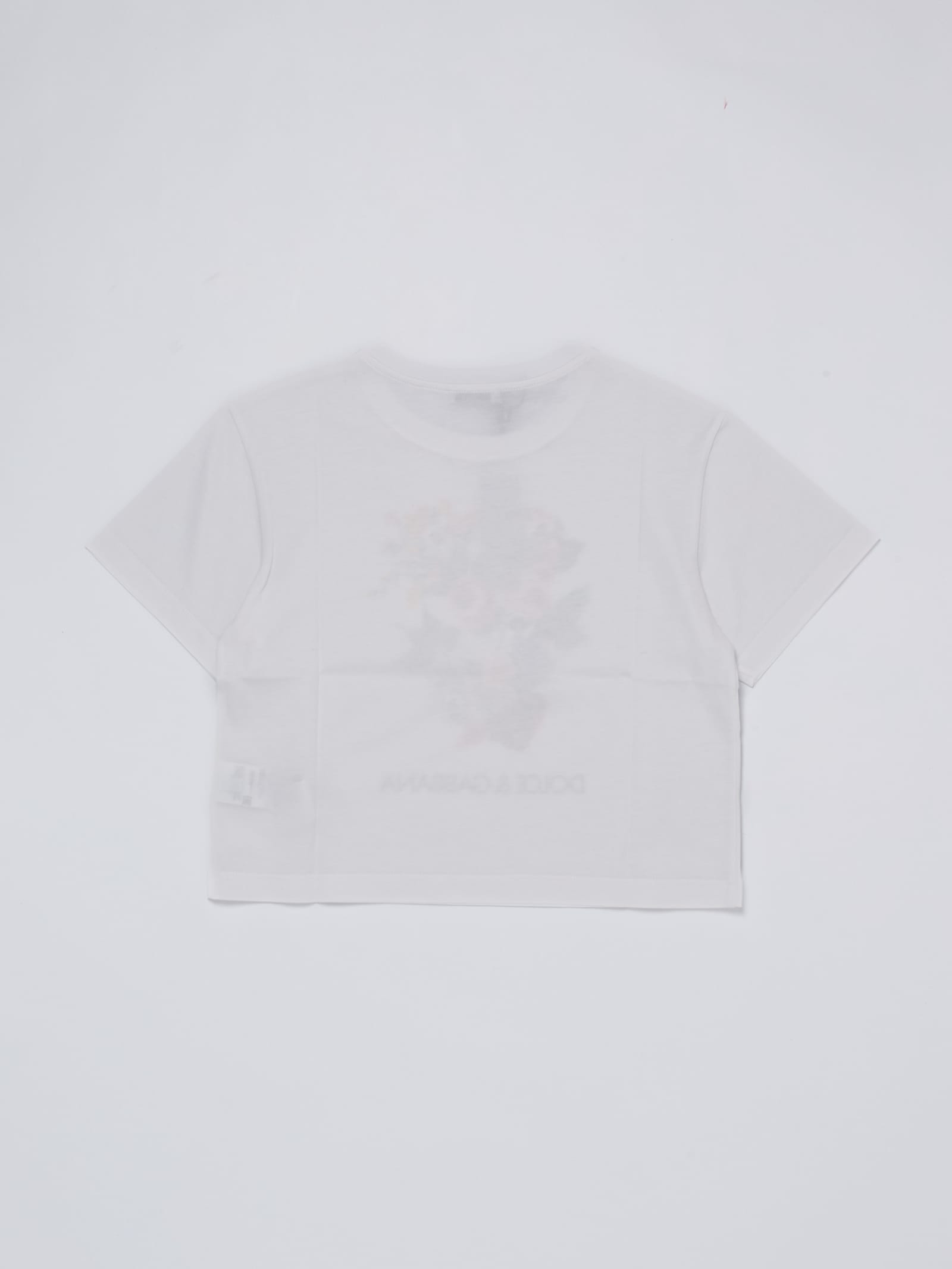 Shop Dolce & Gabbana T-shirt T-shirt In Bianco