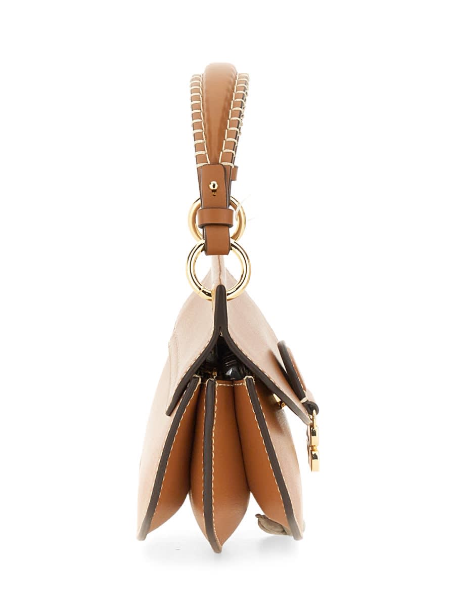 Ganni Apo-g Mini Hand Bags In Buff