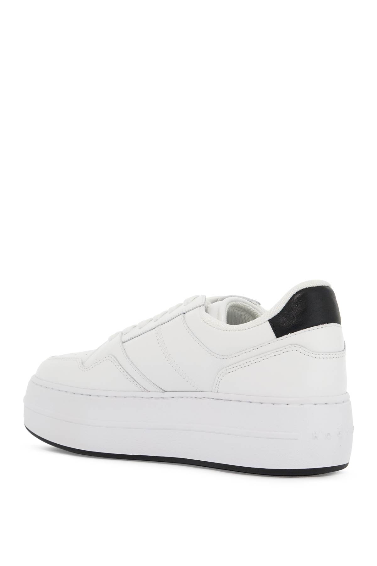 Shop Hogan Platform Skyscraper Sneakers With In B001(bianco)+b999(nero) (white)