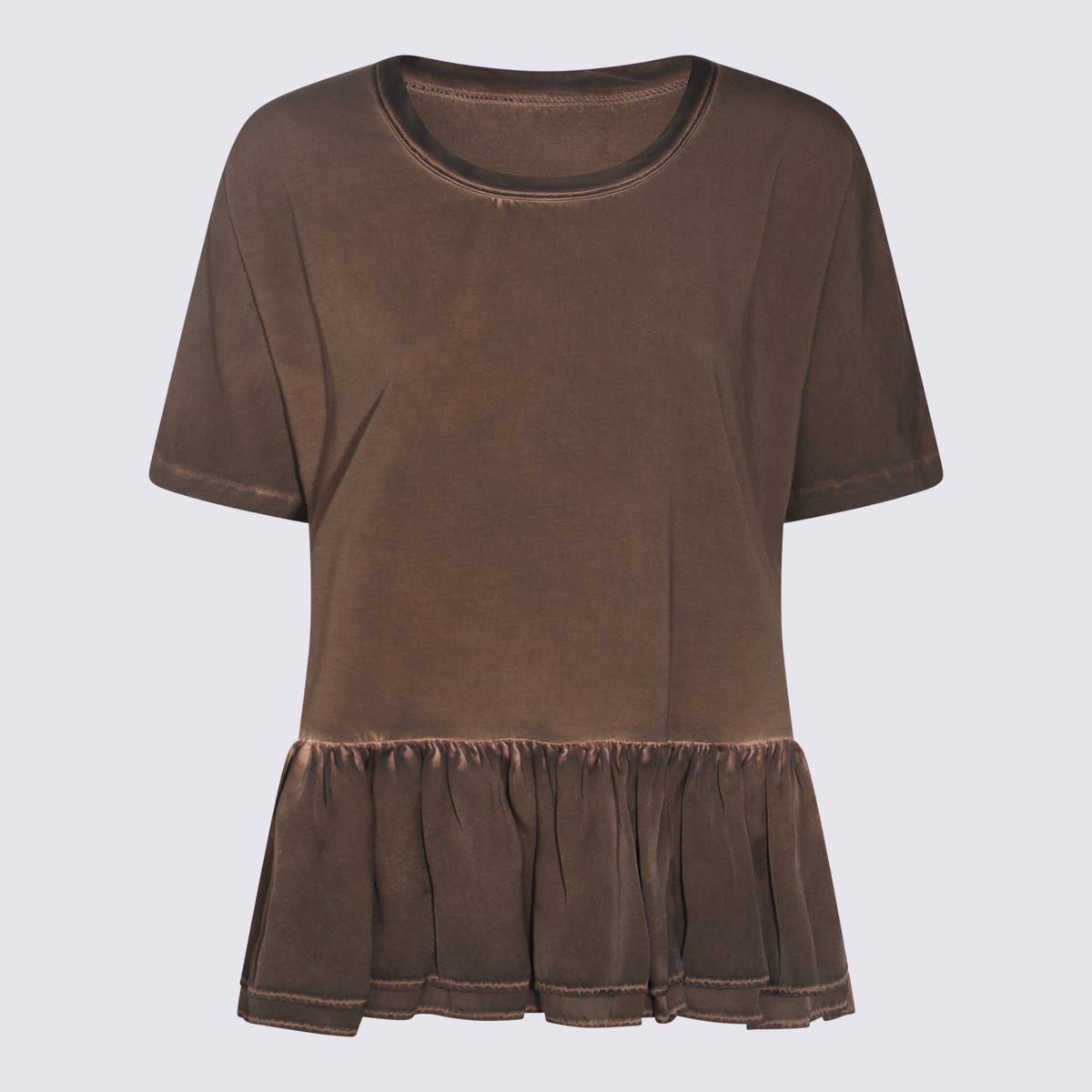 Brown Cotton Todi Top