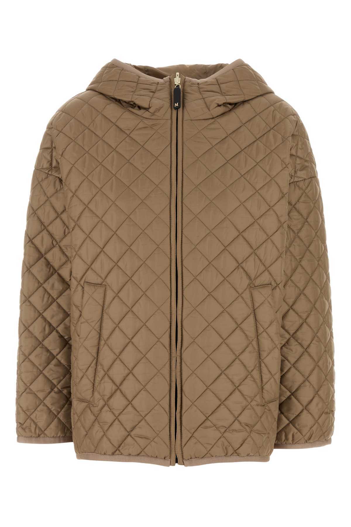 Camel Polyester Leo Reversible Jacket