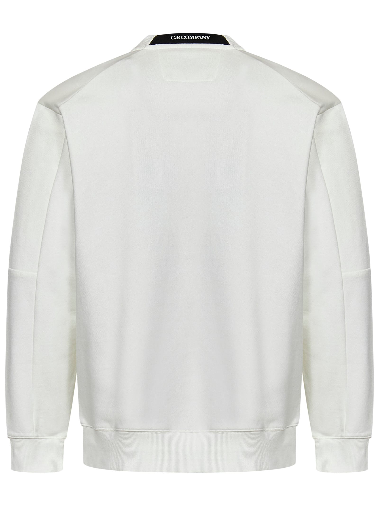 Shop C.p. Company Sweatshirt In White