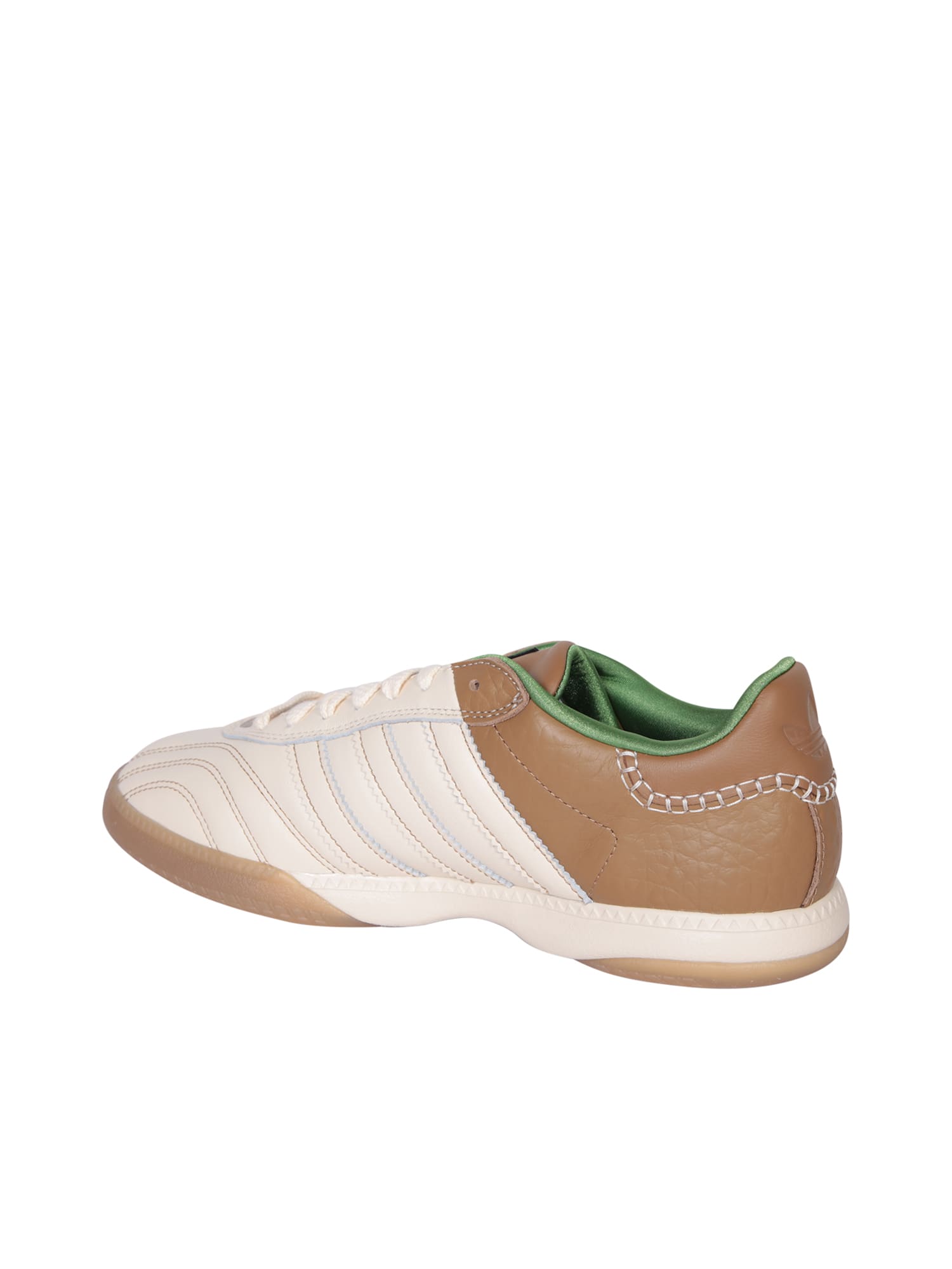 Adidas Originals By Wales Bonner Adidas Original By Wales Bonner Sneakers Wb Mn Samba In Wonder White/raw Desert/crew Green