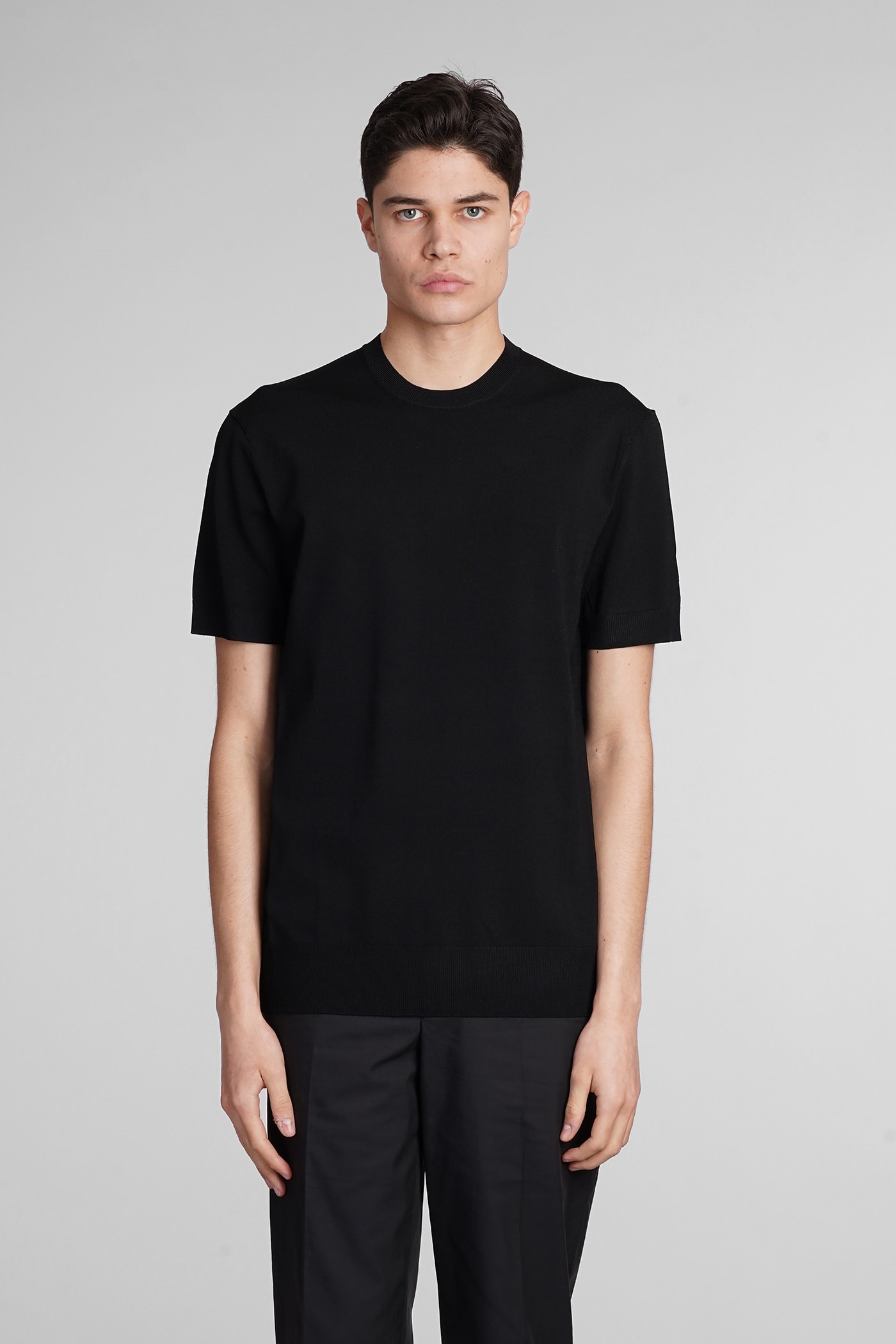Shop Neil Barrett T-shirt In Black Viscose