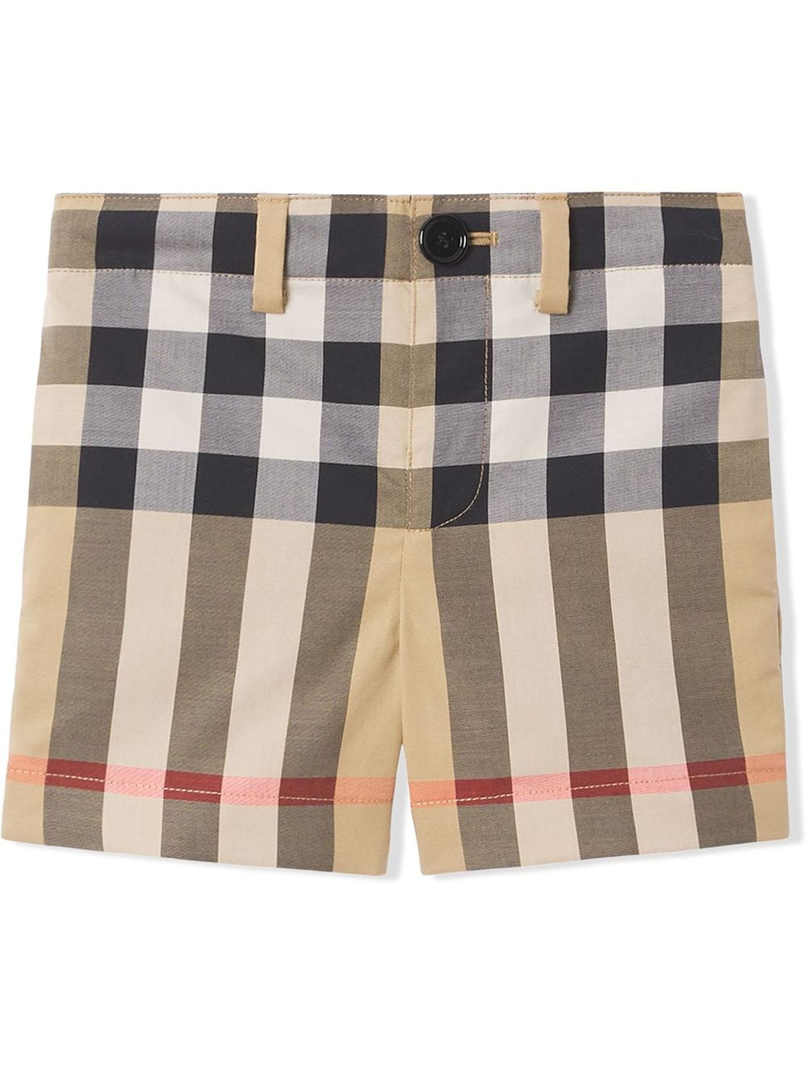 Burberry Beige Stretch-cotton Shorts