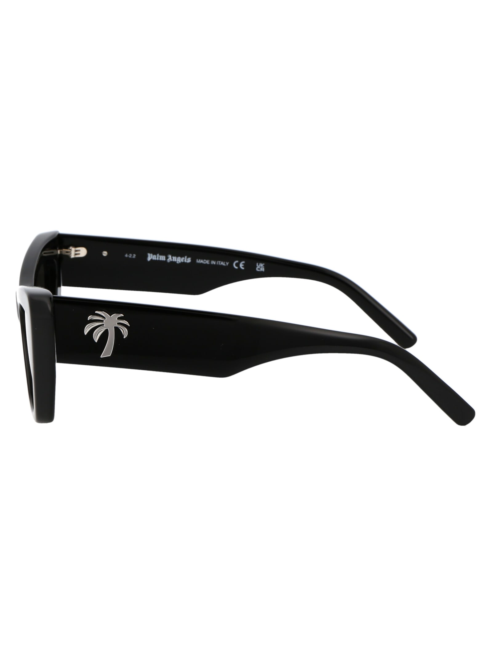 Shop Palm Angels Hermosa Sunglasses In 1007 Black