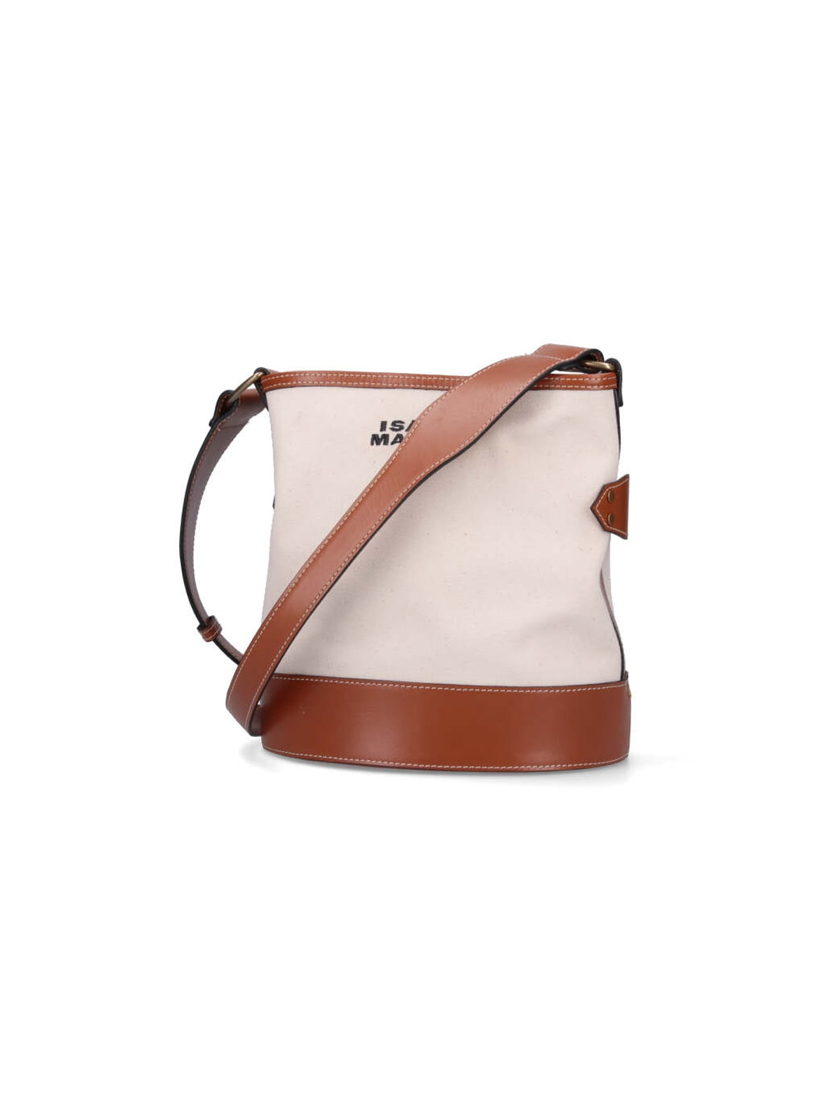 Shop Isabel Marant Samara Shoulder Bag In White