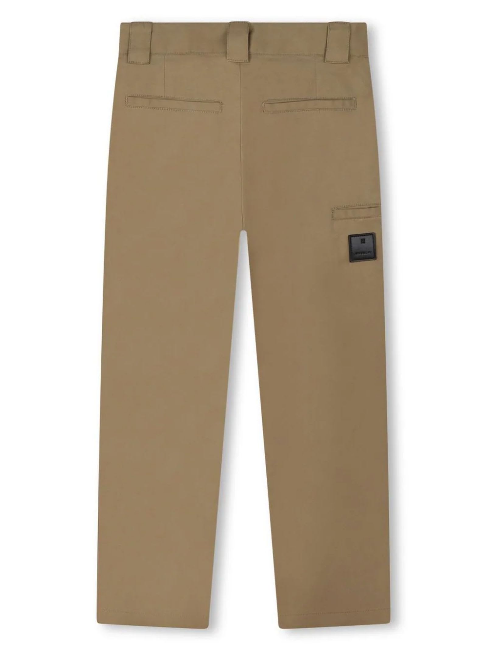 Shop Givenchy Kids Trousers Brown