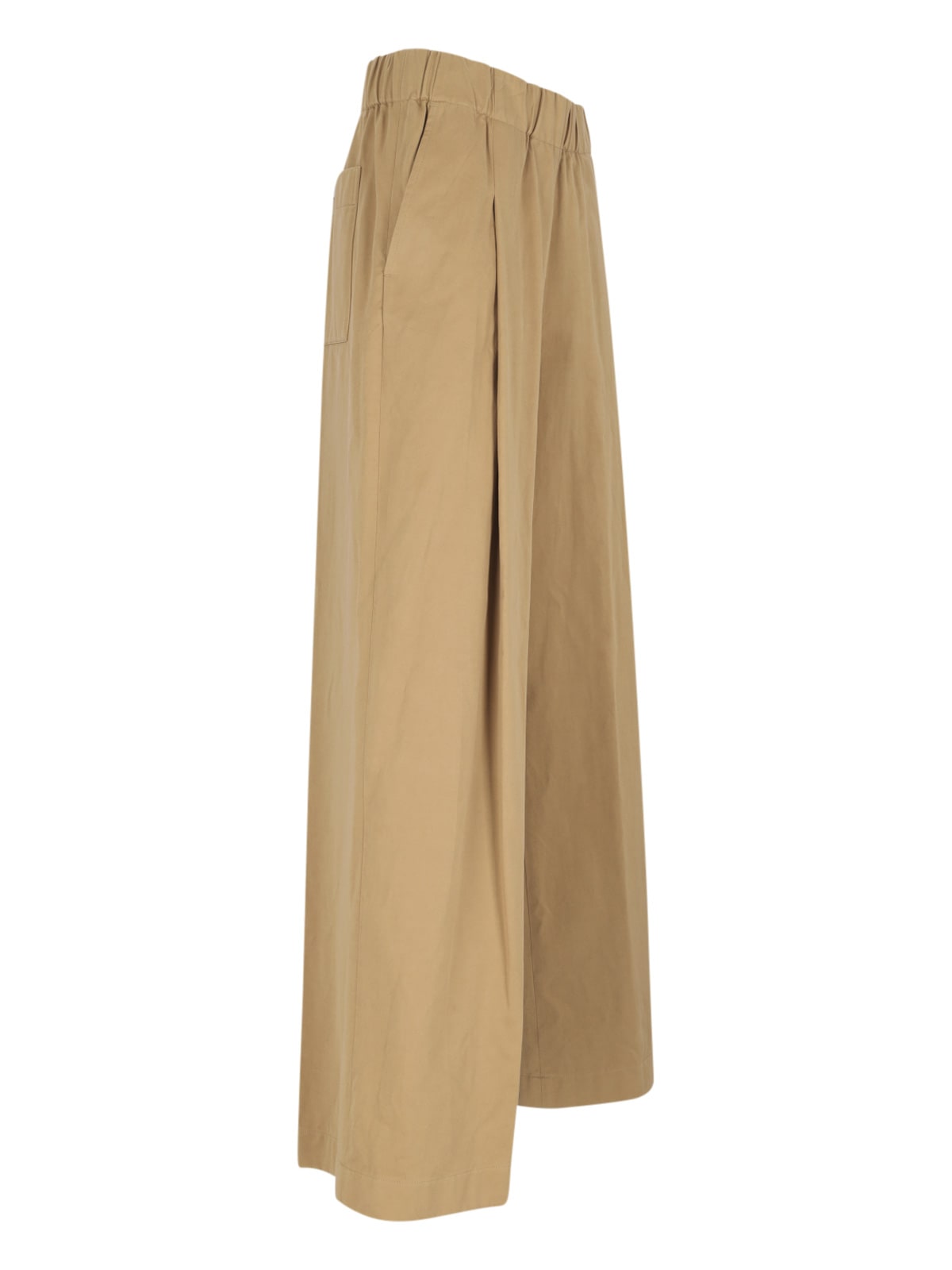 Shop Dries Van Noten Wide Pants In Brown