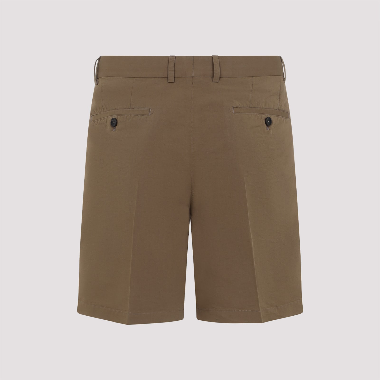 Tom Ford Tailored Shorts With Back Slit Pockets In Chestnut
