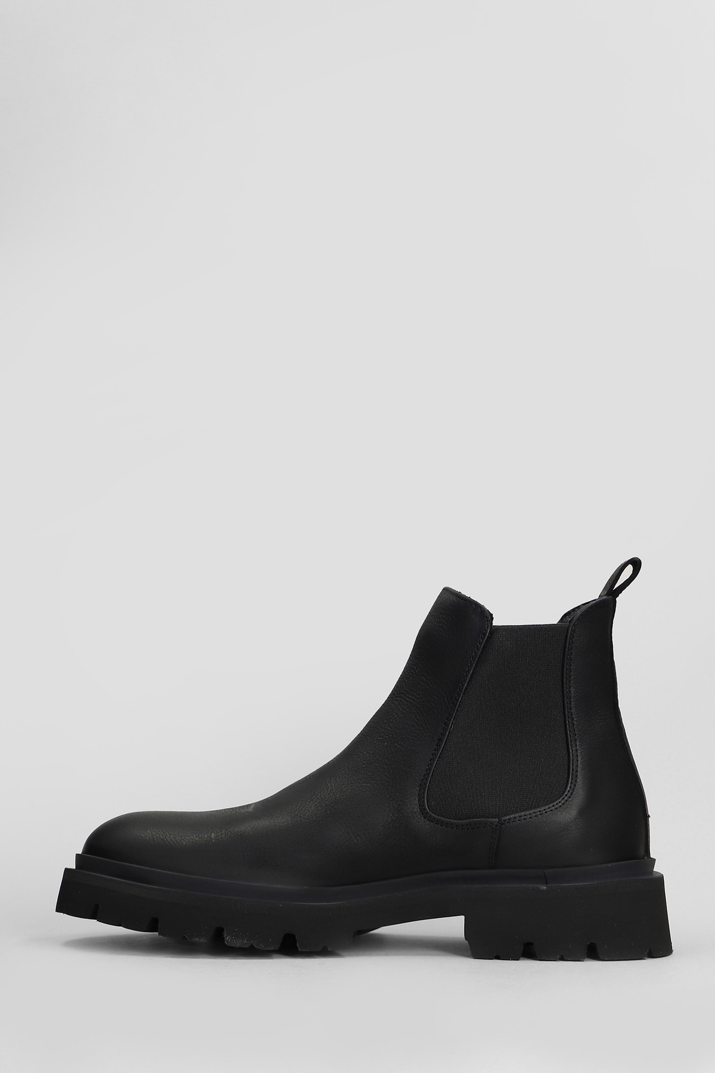 Shop Copenhagen Cph 128 Combat Boots In Black Nubuck