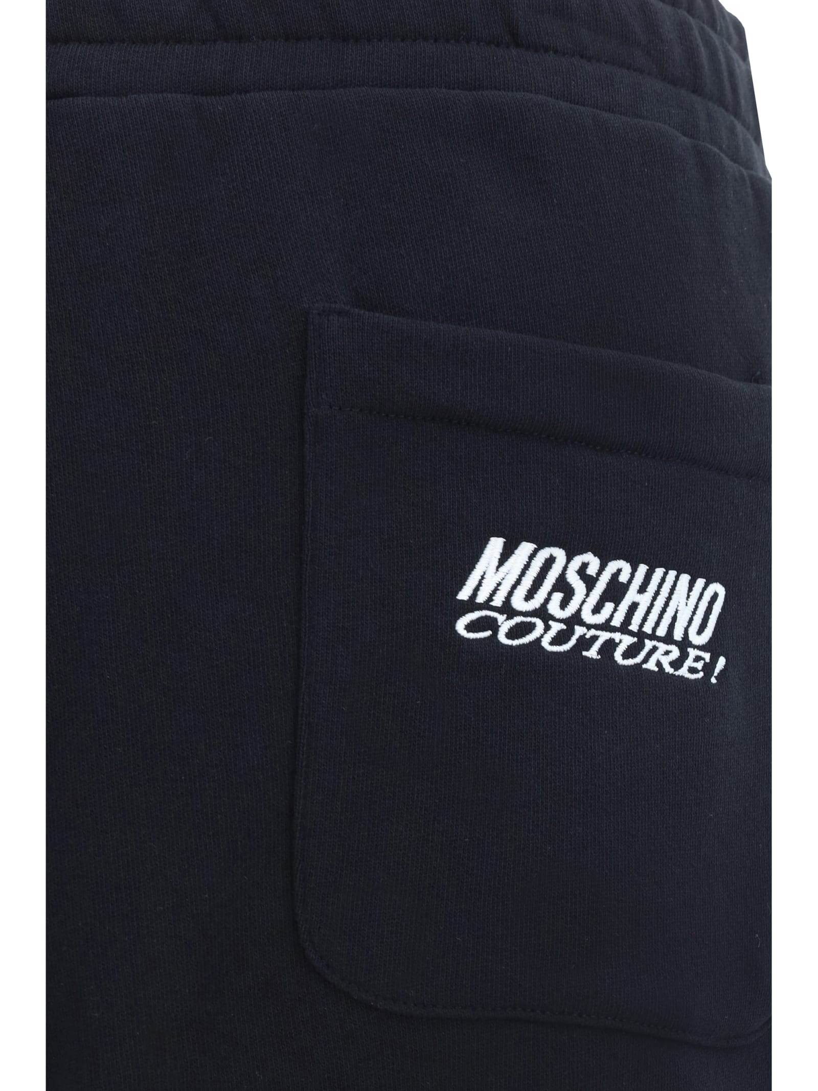 Shop Moschino Sweatpants In Multi/black