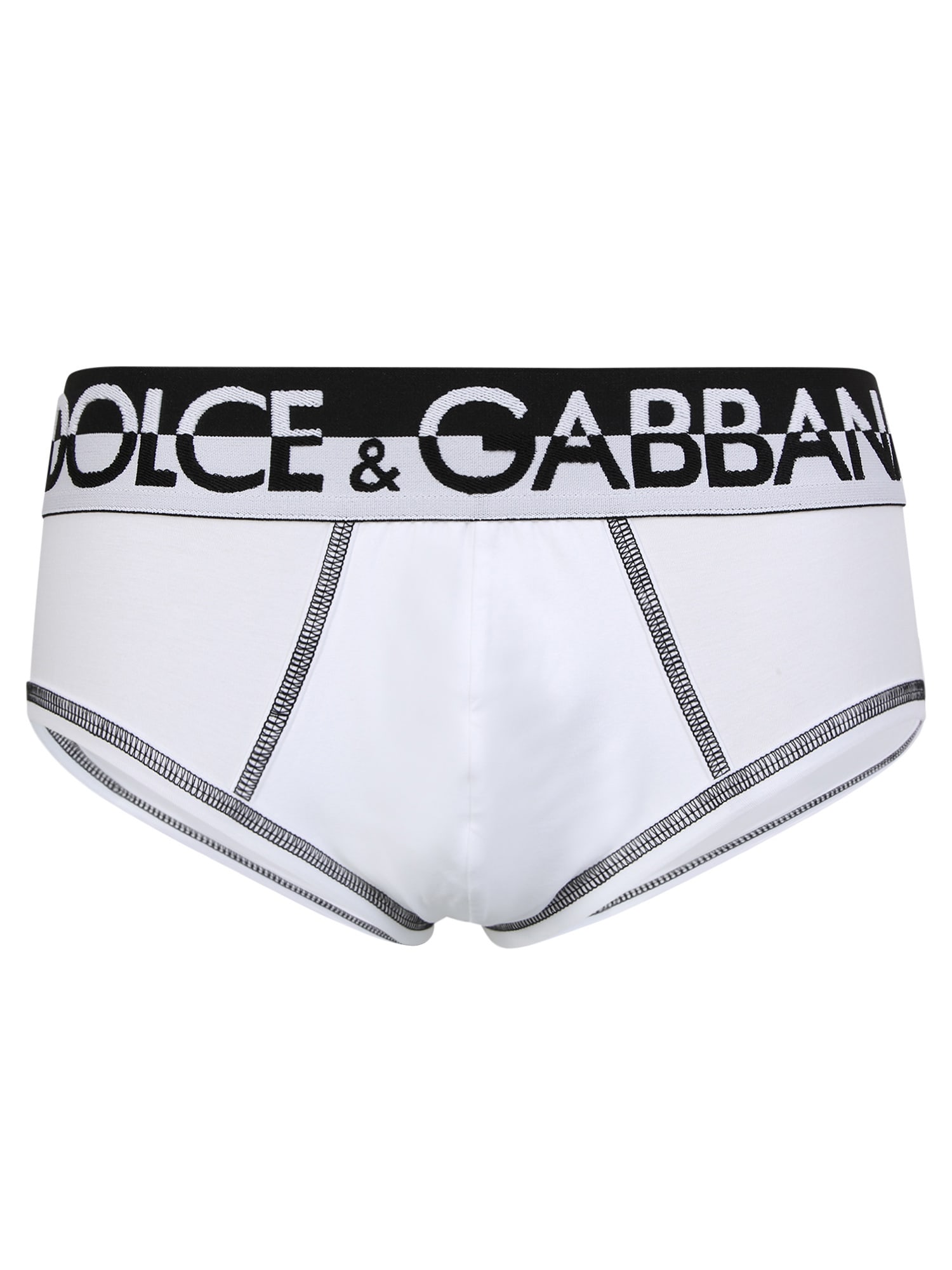 Dolce & Gabbana Boxer With Logo At The Waist