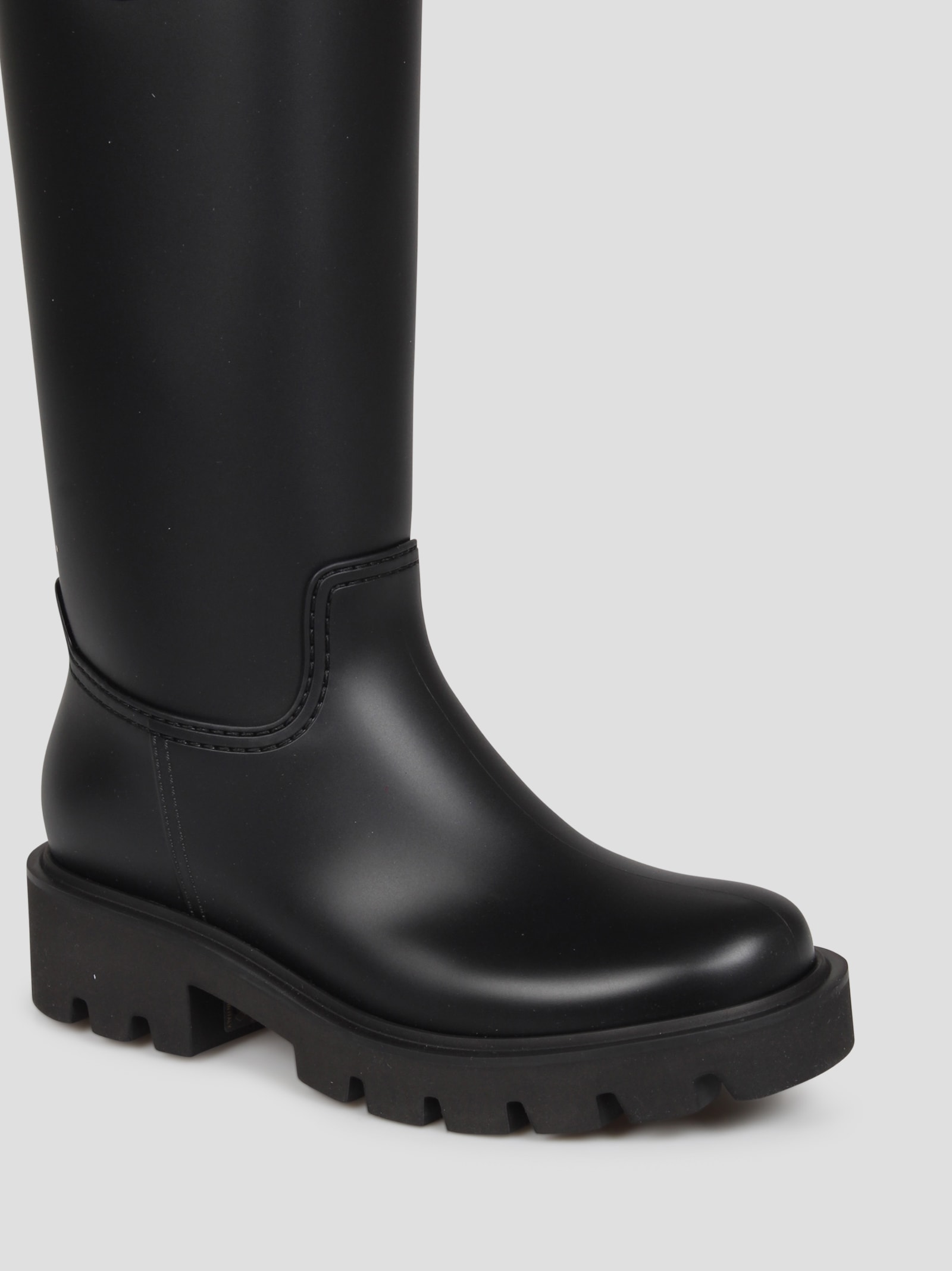 Shop Moncler Kickstream High Boot In Black