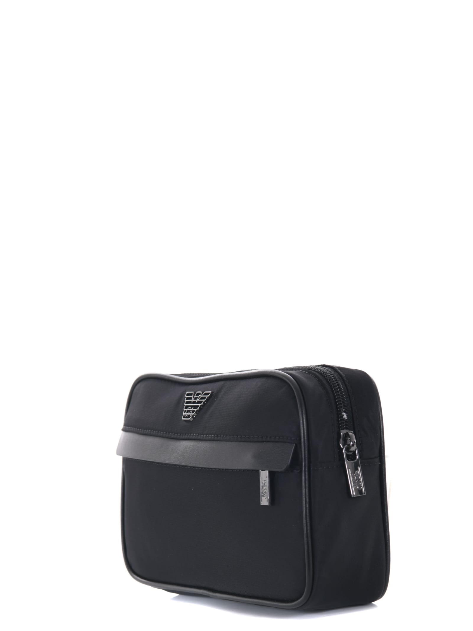 Emporio Armani Sustainability Collection Handbag In Nero