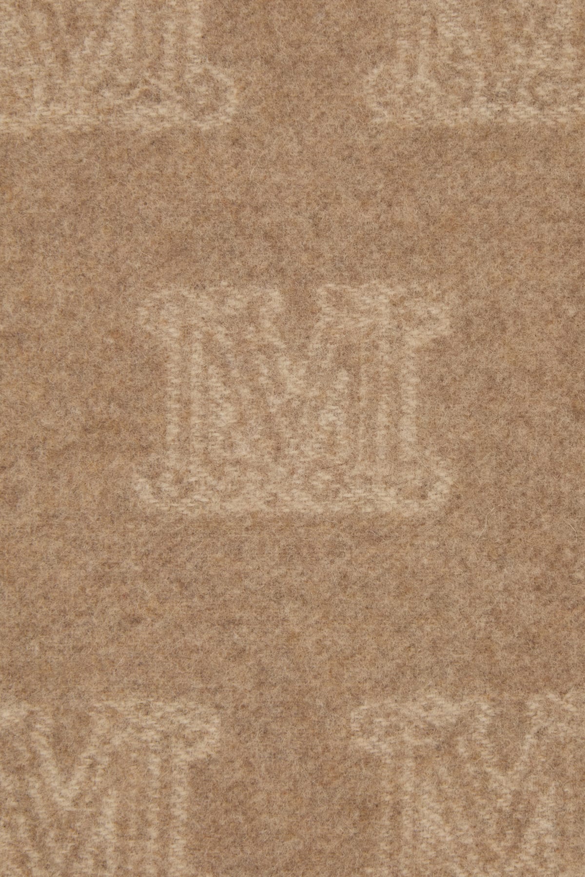 Max Mara Cashmere Scarf With Embroidered Monogram Detail In 002