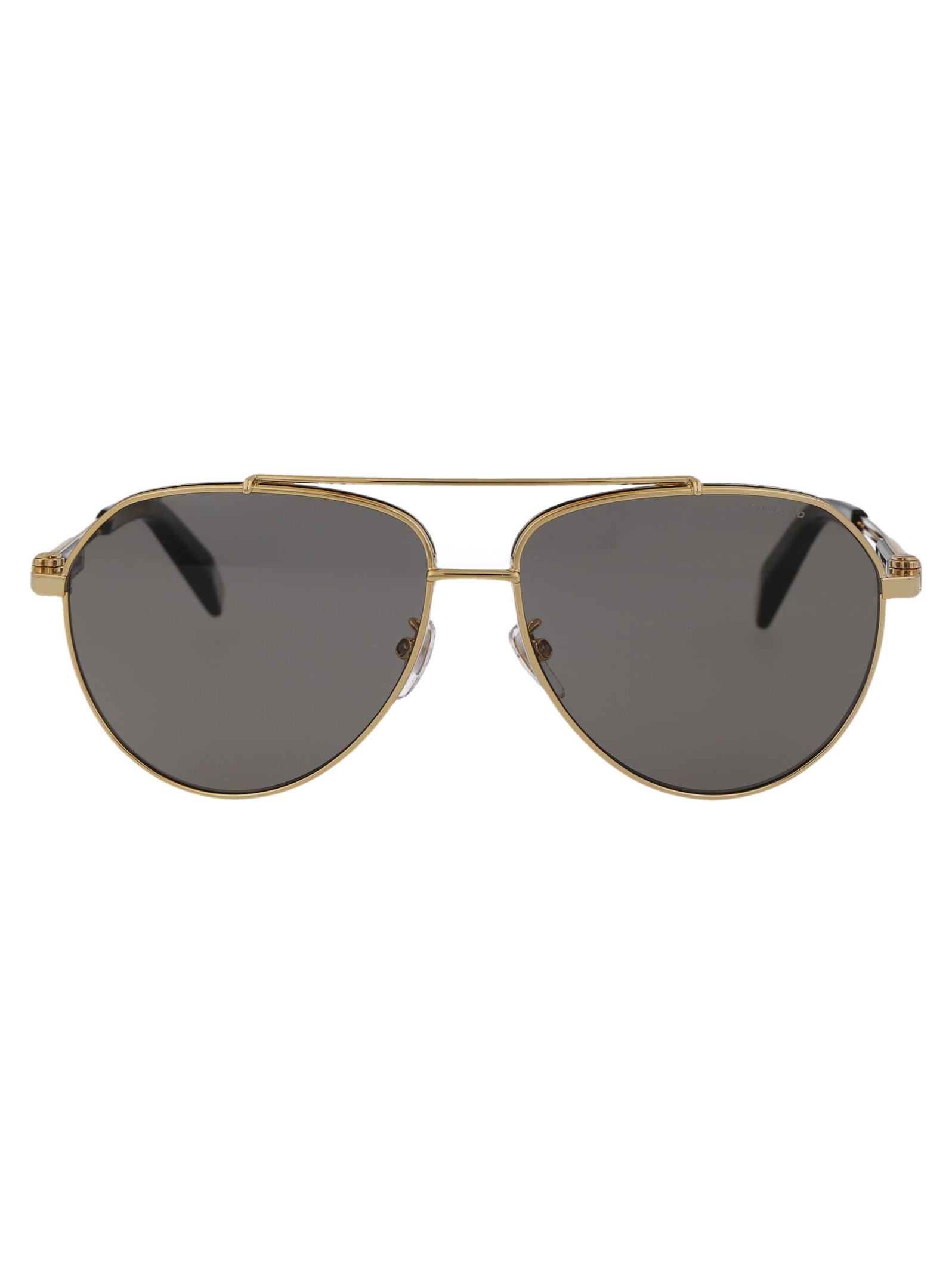 Shop Chopard Schg63 Sunglasses In 400p Gold