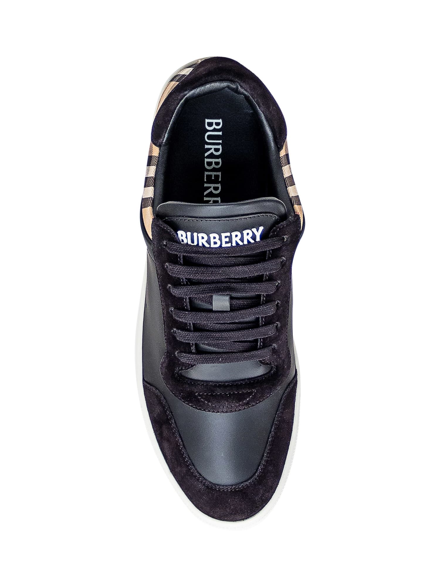 Shop Burberry Check Sneaker In A7626