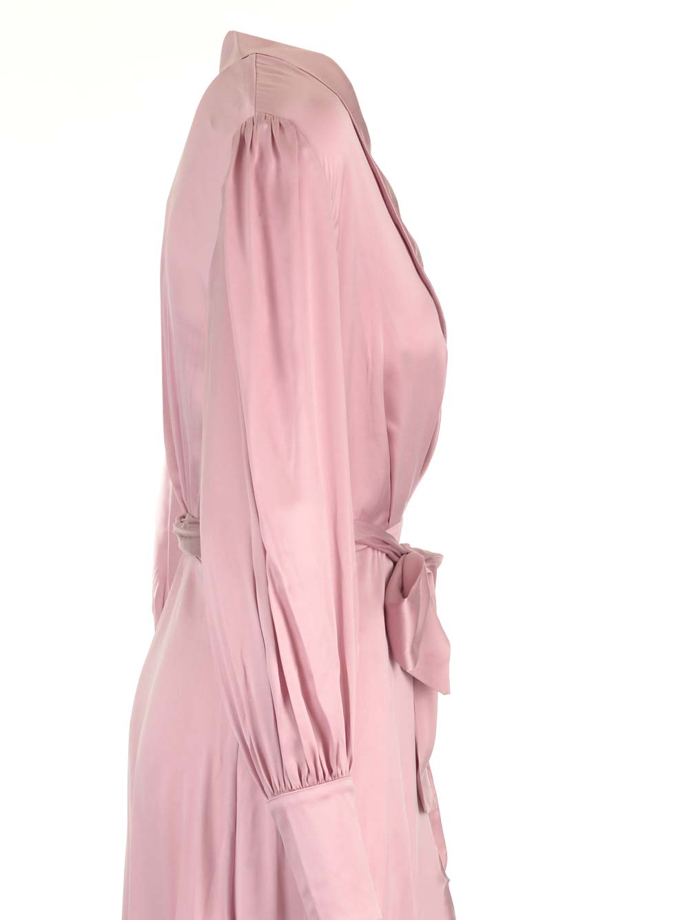 Shop Zimmermann Pale Pink Silk Dress